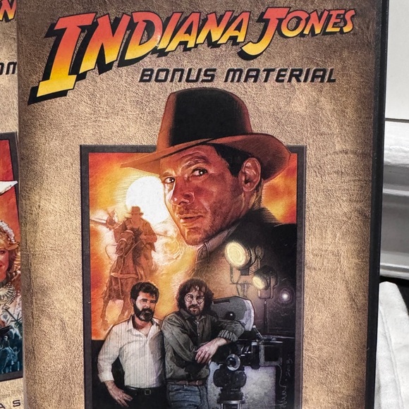 ✨HOST PICK✨ 🎬 Vintage 2000 Indiana Jones DVD Movie Complete Collection - Picture 14 of 15